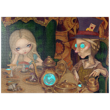 Darstellung des Puzzle Motivs puzzleplate Alice and the Mad Hatter - Jasmine Becket-Griffith 1000 Puzzle