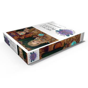 Darstellung des Puzzle Motivs Alice and the Mad Hatter - Jasmine Becket-Griffith 500 Puzzle Schachtel Ansicht1