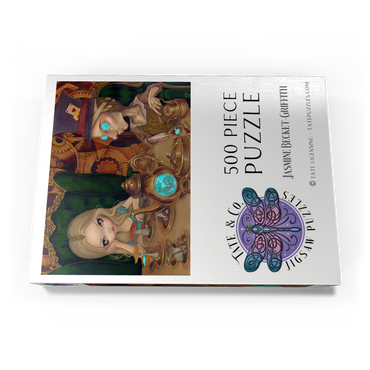 Darstellung des Puzzle Motivs Alice and the Mad Hatter - Jasmine Becket-Griffith 500 Puzzle Schachtel Ansicht3