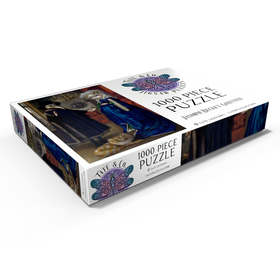 Darstellung des Puzzle Motivs Alice in a Van Eyck Portrait - Jasmine Becket-Griffith - Puzzleteile: 1000