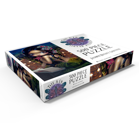 Darstellung des Puzzle Motivs Amara and the book - Jasmine Becket-Griffith Amara and the book - Jasmine Becket-Griffith 500 Puzzle Schachtel Ansicht1