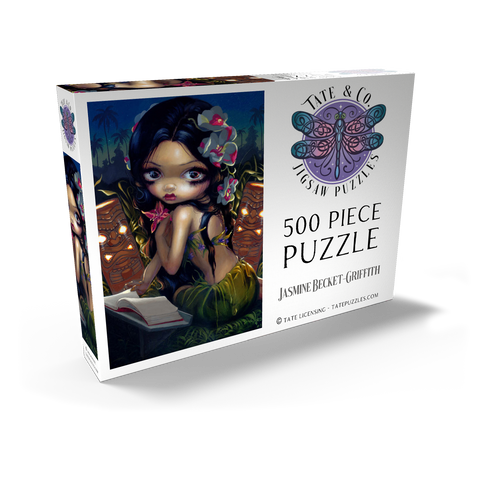 Darstellung des Puzzle Motivs Amara and the book - Jasmine Becket-Griffith Amara and the book - Jasmine Becket-Griffith 500 Puzzle Schachtel Ansicht2