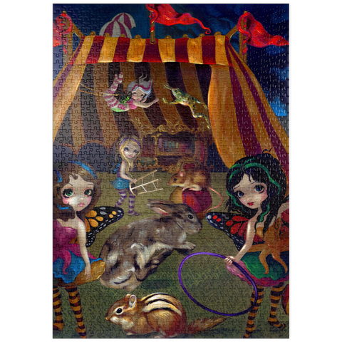 Darstellung des Puzzle Motivs Fairy Circus - Jasmine Becket-Griffith puzzleplate Fairy Circus - Jasmine Becket-Griffith 1000 Puzzle