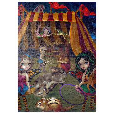 Darstellung des Puzzle Motivs puzzleplate Fairy Circus - Jasmine Becket-Griffith 500 Puzzle
