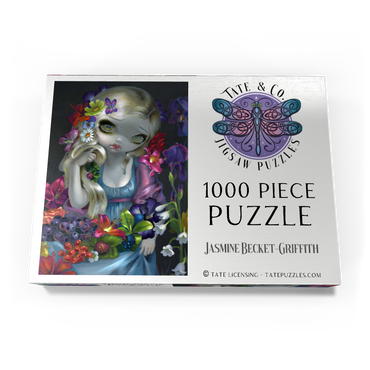Darstellung des Puzzle Motivs Flora Girl with Flowers - Jasmine Becket-Griffith 1000 Puzzle Schachtel Ansicht3