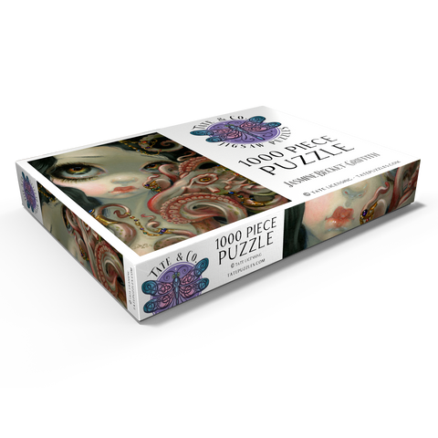 Darstellung des Puzzle Motivs Jeweled Octopus - Jasmine Becket-Griffith Jeweled Octopus - Jasmine Becket-Griffith 1000 Puzzle Schachtel Ansicht1