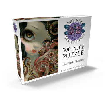 Darstellung des Puzzle Motivs Jeweled Octopus - Jasmine Becket-Griffith 500 Puzzle Schachtel Ansicht2