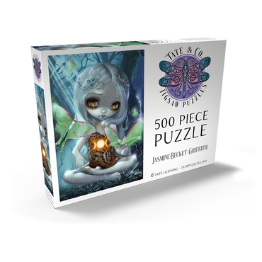 Darstellung des Puzzle Motivs Luna Moth - Jasmine Becket-Griffith 500 Puzzle Schachtel Ansicht2