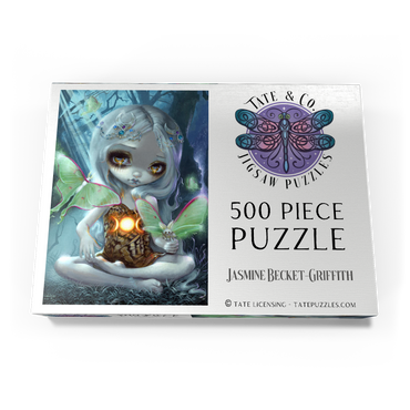 Darstellung des Puzzle Motivs Luna Moth - Jasmine Becket-Griffith 500 Puzzle Schachtel Ansicht3
