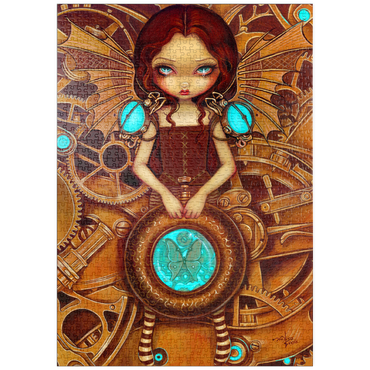 Darstellung des Puzzle Motivs puzzleplate Mechanical Steampunk Angel I - Jasmine Becket-Griffith 1000 Puzzle