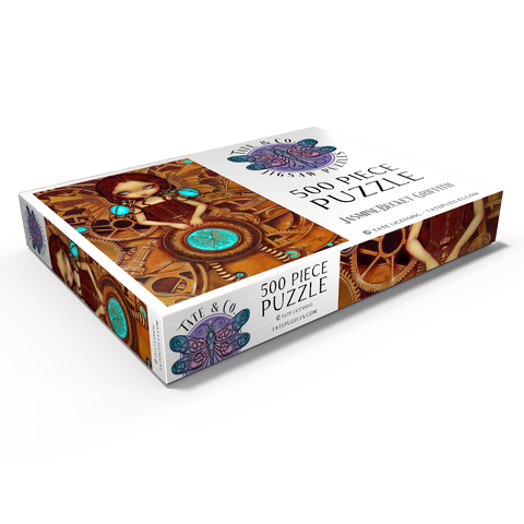 Darstellung des Puzzle Motivs Mechanical Steampunk Angel I - Jasmine Becket-Griffith Mechanical Steampunk Angel I - Jasmine Becket-Griffith 500 Puzzle Schachtel Ansicht1