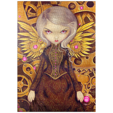 Darstellung des Puzzle Motivs puzzleplate Mechanical Steampunk Angel II - Jasmine Becket-Griffith 1000 Puzzle