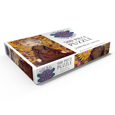 Darstellung des Puzzle Motivs Mechanical Steampunk Angel II - Jasmine Becket-Griffith 500 Puzzle Schachtel Ansicht1