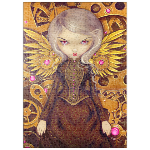 Darstellung des Puzzle Motivs Mechanical Steampunk Angel II - Jasmine Becket-Griffith puzzleplate Mechanical Steampunk Angel II - Jasmine Becket-Griffith 500 Puzzle