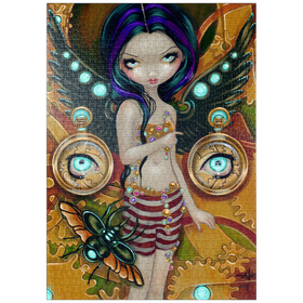 Darstellung des Puzzle-Motivs Mechanical Steampunk Angel III - Jasmine Becket-Griffith – Puzzleteile: 1000