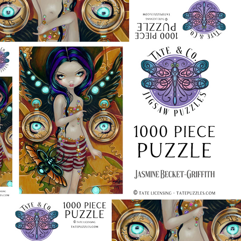 Darstellung des Puzzle Motivs Mechanical Steampunk Angel III - Jasmine Becket-Griffith Mechanical Steampunk Angel III - Jasmine Becket-Griffith 1000 Puzzle Schachtel 3D Modell