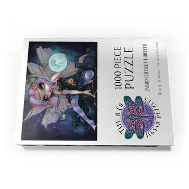 Darstellung des Puzzle Motivs Onyx Moonshadow Fairy - Jasmine Becket-Griffith 1000 Puzzle Schachtel Ansicht3