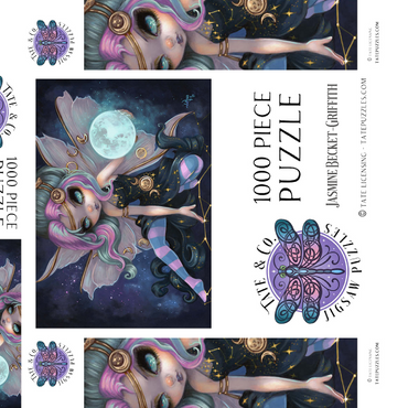 Darstellung des Puzzle Motivs Onyx Moonshadow Fairy - Jasmine Becket-Griffith 1000 Puzzle Schachtel 3D Modell