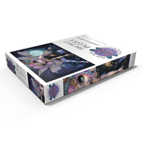 Darstellung des Puzzle Motivs Onyx Moonshadow Fairy - Jasmine Becket-Griffith Onyx Moonshadow Fairy - Jasmine Becket-Griffith 500 Puzzle Schachtel Ansicht1