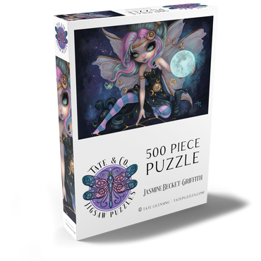 Darstellung des Puzzle Motivs Onyx Moonshadow Fairy - Jasmine Becket-Griffith 500 Puzzle Schachtel Ansicht2