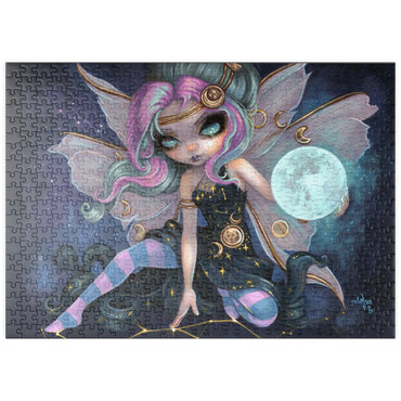 Darstellung des Puzzle Motivs puzzleplate Onyx Moonshadow Fairy - Jasmine Becket-Griffith 500 Puzzle