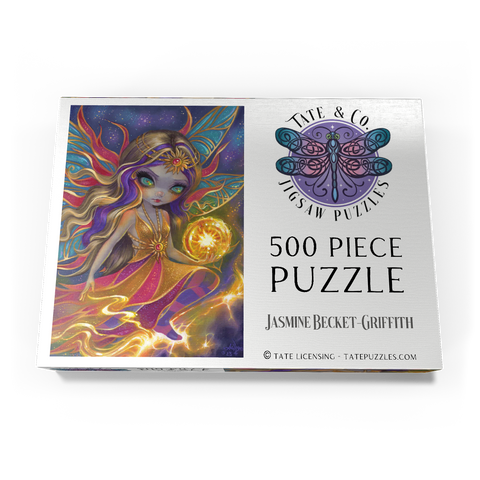 Darstellung des Puzzle Motivs Solara Sunflare Fairy - Jasmine Becket-Griffith Solara Sunflare Fairy - Jasmine Becket-Griffith 500 Puzzle Schachtel Ansicht3