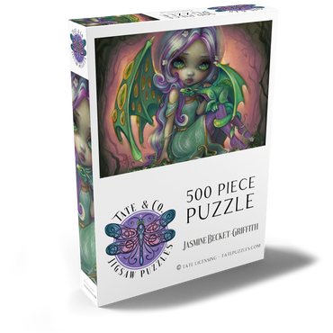 Darstellung des Puzzle Motivs Sprout Dragonling Fairy - Jasmine Becket-Griffith 500 Puzzle Schachtel Ansicht2