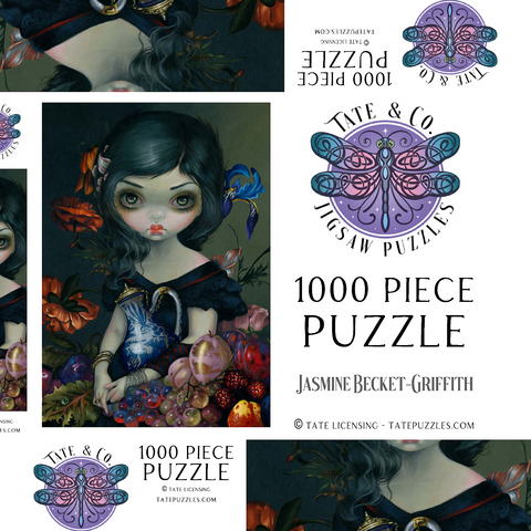 Darstellung des Puzzle Motivs Stilleven 6 - Jasmine Becket-Griffith Stilleven 6 - Jasmine Becket-Griffith 1000 Puzzle Schachtel 3D Modell