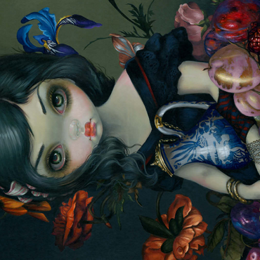 Darstellung des Puzzle Motivs Stilleven 6 - Jasmine Becket-Griffith 500 Puzzle 3D Modell