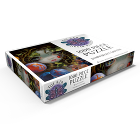 Darstellung des Puzzle Motivs Stilleven 8 - Jasmine Becket-Griffith - Puzzleteile: 1000