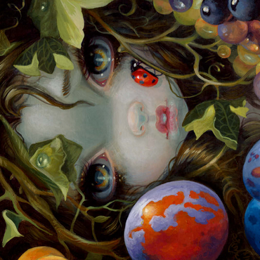 Darstellung des Puzzle Motivs Stilleven 8 - Jasmine Becket-Griffith 500 Puzzle 3D Modell