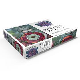 Alternative Darstellung des Puzzle-Motivs Tudor Rose Fairy - Jasmine Becket-Griffith – Puzzleteile: 1000