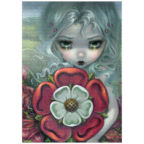 Darstellung des Puzzle Motivs Tudor Rose Fairy - Jasmine Becket-Griffith puzzleplate Tudor Rose Fairy - Jasmine Becket-Griffith 1000 Puzzle