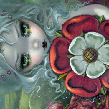 Darstellung des Puzzle Motivs Tudor Rose Fairy - Jasmine Becket-Griffith 1000 Puzzle 3D Modell