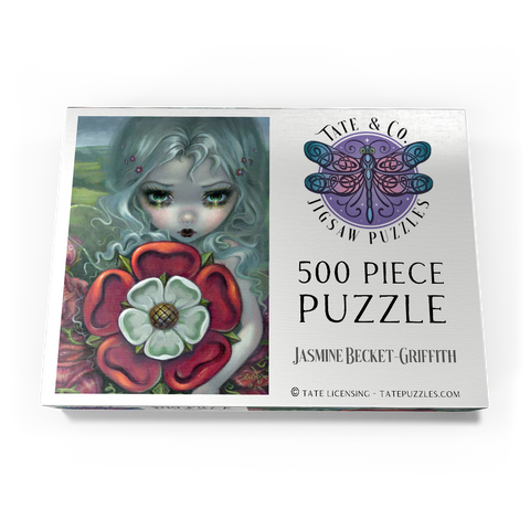 Darstellung des Puzzle Motivs Tudor Rose Fairy - Jasmine Becket-Griffith Tudor Rose Fairy - Jasmine Becket-Griffith 500 Puzzle Schachtel Ansicht3