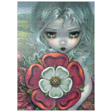 Darstellung des Puzzle Motivs puzzleplate Tudor Rose Fairy - Jasmine Becket-Griffith 500 Puzzle