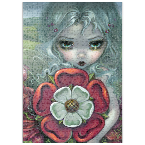 Darstellung des Puzzle Motivs Tudor Rose Fairy - Jasmine Becket-Griffith puzzleplate Tudor Rose Fairy - Jasmine Becket-Griffith 500 Puzzle