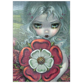 Darstellung des Puzzle Motivs Tudor Rose Fairy - Jasmine Becket-Griffith - Puzzleteile: 500