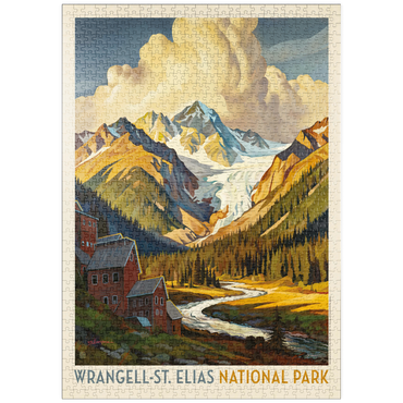 Darstellung des Puzzle Motivs puzzleplate Wrangell-St. Elias National Park: Shady Valley 1000 Puzzle