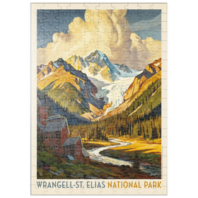 Darstellung des Puzzle Motivs Wrangell-St. Elias National Park: Shady Valley - Puzzleteile: 200