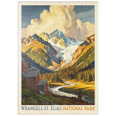 Darstellung des Puzzle Motivs puzzleplate Wrangell-St. Elias National Park: Shady Valley 500 Puzzle