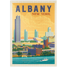 Darstellung des Puzzle-Motivs Albany, New York – Puzzleteile: 1000