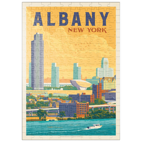 Darstellung des Puzzle Motivs Albany, New York - Puzzleteile: 200