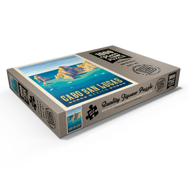 Darstellung des Puzzle Motivs Cabo San Lucas Mexico – El Arco Rock Formations and Turquoise Sea 1000 Puzzle Schachtel Ansicht1