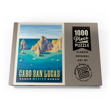 Darstellung des Puzzle Motivs Cabo San Lucas Mexico – El Arco Rock Formations and Turquoise Sea 1000 Puzzle Schachtel Ansicht3