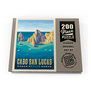 Darstellung des Puzzle Motivs Cabo San Lucas Mexico – El Arco Rock Formations and Turquoise Sea 200 Puzzle Schachtel Ansicht3