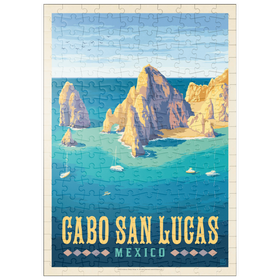 Darstellung des Puzzle-Motivs Cabo San Lucas Mexico – El Arco Rock Formations and Turquoise Sea – Puzzleteile: 200