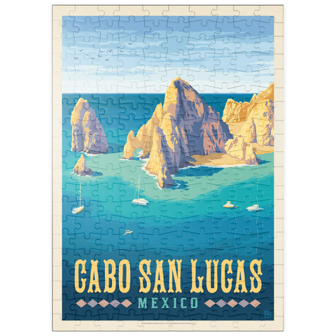 Darstellung des Puzzle Motivs Cabo San Lucas Mexico – El Arco Rock Formations and Turquoise Sea puzzleplate Cabo San Lucas Mexico – El Arco Rock Formations and Turquoise Sea 200 Puzzle