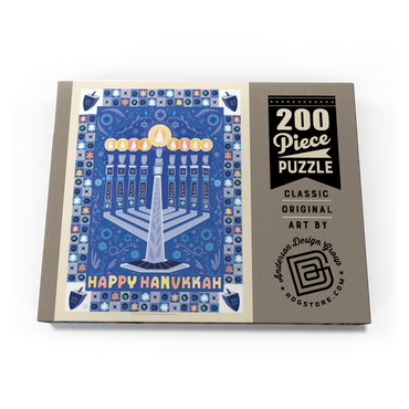 Darstellung des Puzzle Motivs Happy Hanukkah 200 Puzzle Schachtel Ansicht3