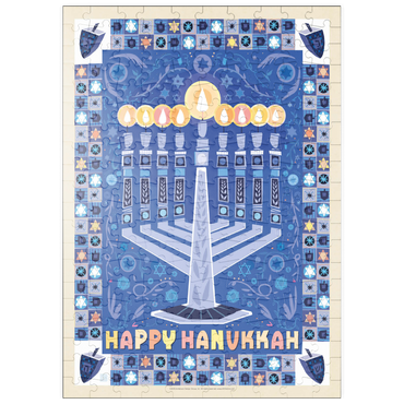 Darstellung des Puzzle Motivs puzzleplate Happy Hanukkah 200 Puzzle